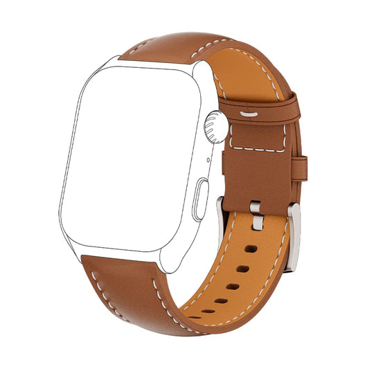 Universal 22mm Brun läderarmband