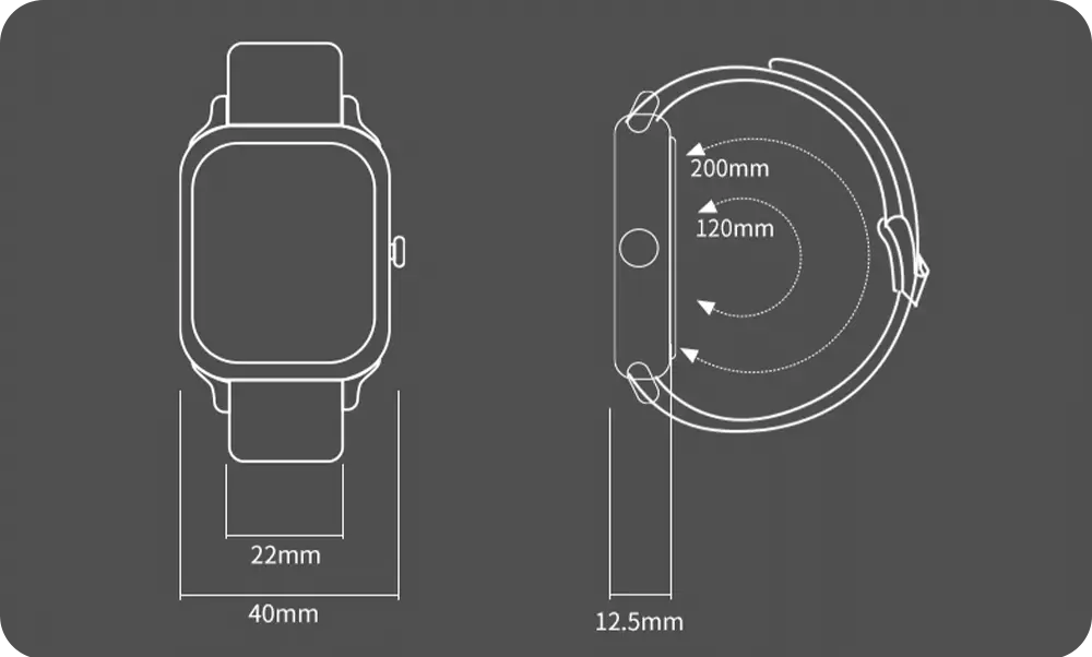 Essence CX3 Smart Watch Black